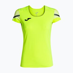 Women's running top Joma Elite XI fluor yellow/black