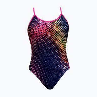 Women's one-piece swimsuit RAS Dots Active Back multicolour