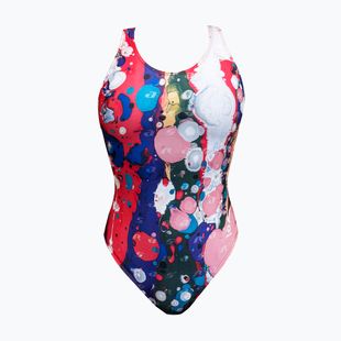 Women's one-piece swimsuit RAS Fluid Race Back multicolour
