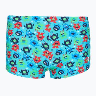Children's swim boxers RAS Monsters Trunks turquoise