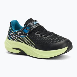 Children's running shoes Joma Super Cross black/ lime