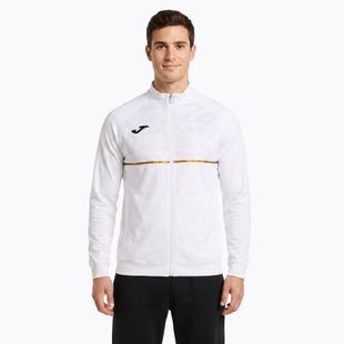 Men's Joma Record III Full Zip running sweatshirt white
