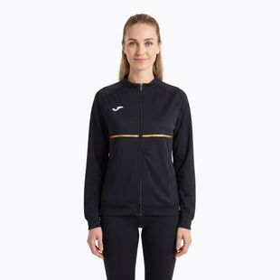 Women's Joma Record III Full Zip running sweatshirt black