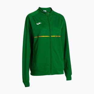 Women's Joma Record III Full Zip green running sweatshirt
