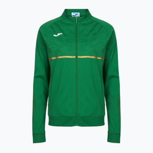 Women's Joma Record III Full Zip green running sweatshirt