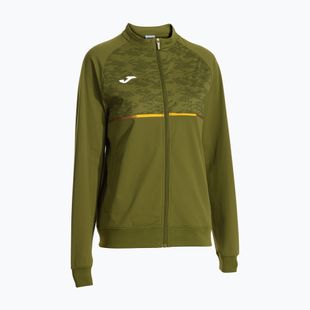 Women's Joma Record III Full Zip green running sweatshirt