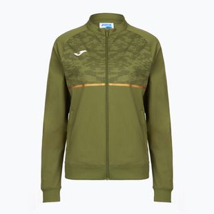 Women's Joma Record III Full Zip green running sweatshirt