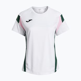 Women's tennis shirt Joma Montreal white/green