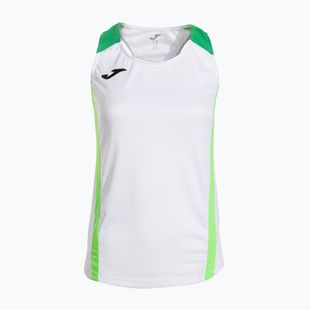 Women's tennis shirt Joma Montreal white/green flour