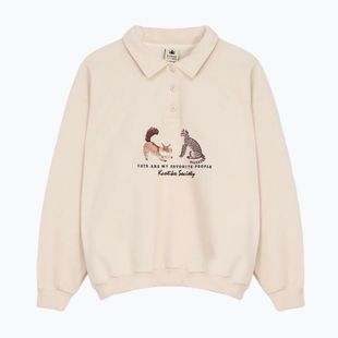 Women's sweatshirt Kaotiko Cats ivory
