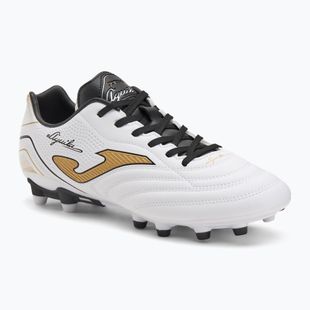 Men's football boots Joma Aguila FG white/gold