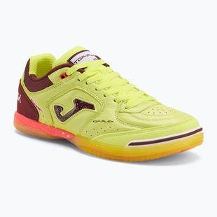 Men's football boots Joma Top Flex IN fluor yellow/purple