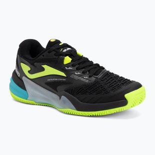 Men's tennis shoes Joma Roland C black/fluor yellow