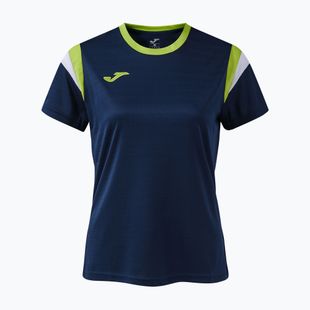 Women's tennis shirt Joma Terra dark navy/lime