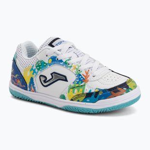 Children's football boots Joma Top Flex Jr IN white