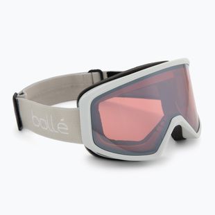 Bollé Bedrock Plus lightest grey matte/vermillon ski goggles