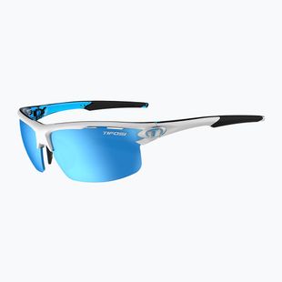 Tifosi Rivet matte white/clarion blue/ac red/clear sunglasses
