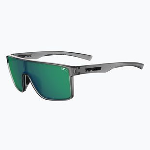 Tifosi Sanctum Polarized crystal smoke/green mirror polarized sunglasses
