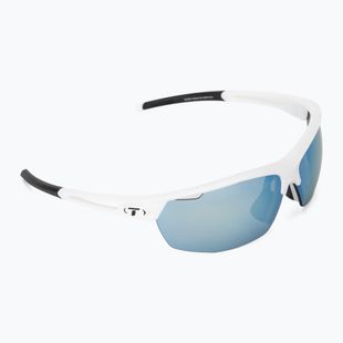 Sunglasses Tifosi Navar matte white/smoke bright blue mirror