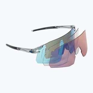 Sunglasses Tifosi Moab XC Clarion crystal smoke/clarion blue/ac red/clear