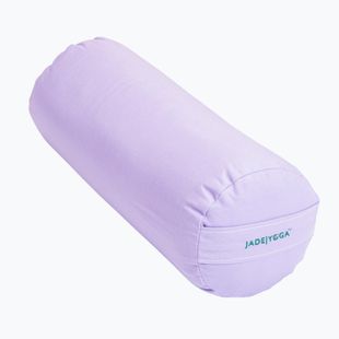 Yoga bolster JadeYoga Organic Cotton Round Bolster lavender