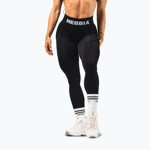 Women's training leggings NEBBIA Flow Seamless Hight Waist Push Up black