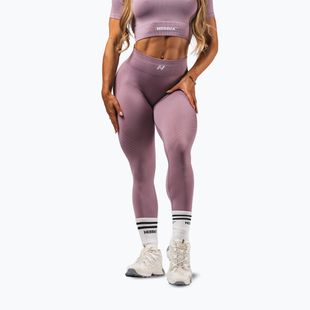 Women's training leggings NEBBIA Flow Seamless Maximum Push-Up pink