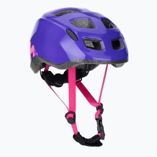 Kellys Zigzag 022 purple children's bike helmet