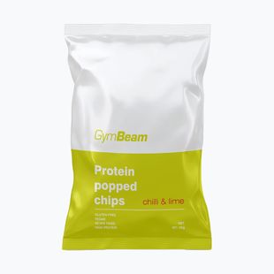 Protein chips GymBeam Protein Popped 40 g Chili/Lime