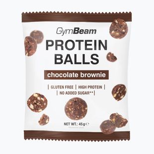 Protein balls GymBeam Protein Balls 45 g chocolate brownie