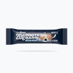Protein bar GymBeam 55 g cookies/cream