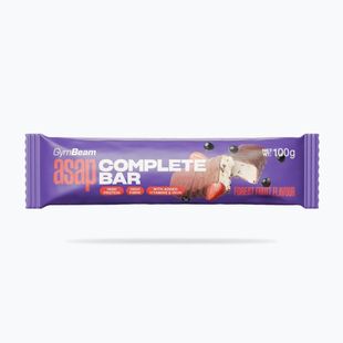 Protein bar GymBeam ASAP Complete 100 g forest fruit