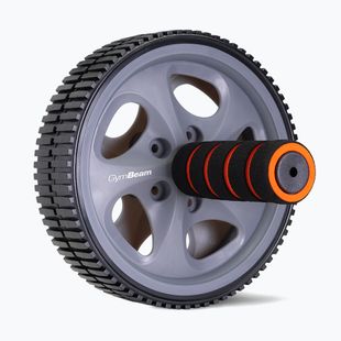 GymBeam Ab Wheel black/grey/orange abdominal muscle exercise wheel
