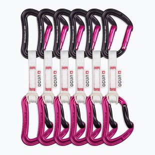 Ocun Raven QD Bio-Dyn-Ring climbing express 10 cm 6 pcs pink.