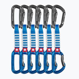 Ocun Hawk QD Zoom PA 12 cm climbing expressions 6 pcs blue.