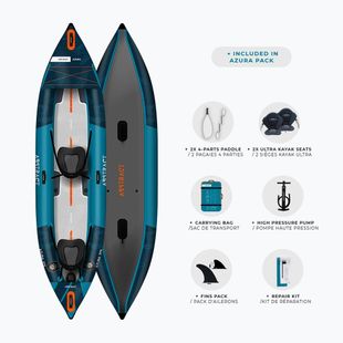 ABSTRACT Azura 375 cm 2-person inflatable kayak