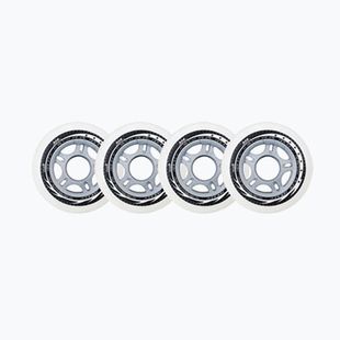 Tempish Woow PU 80 mm/78A rollerblade wheels 4 pcs white.