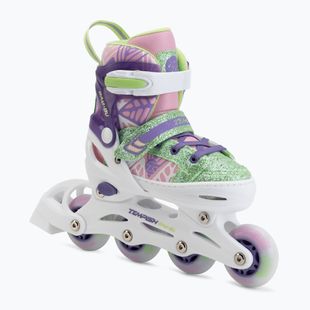Children's roller skates Tempish Bam-Bu Flash white/pink