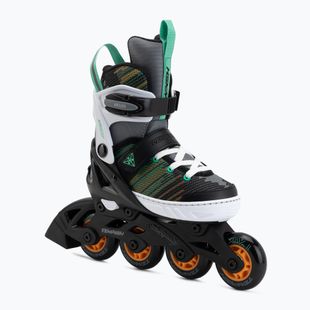 Children's roller skates Tempish Assistant white/green