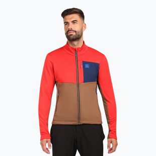 Men's ski sweatshirt Kilpi Erin brown