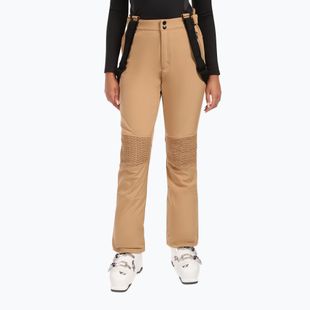 Women's ski trousers Kilpi Dione beige
