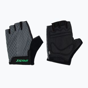 Men's cycling gloves SILVINI Gaiono grey/green