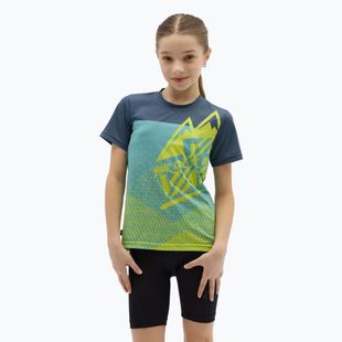 SILVINI children's cycling jersey Denni neon/blue