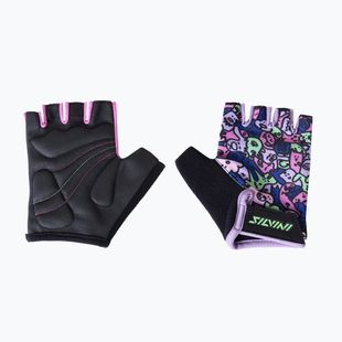 SILVINI Locri blush/green children's cycling gloves