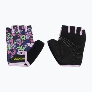 SILVINI Locri blush/green children's cycling gloves