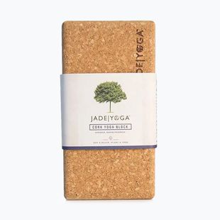Yoga block JadeYoga Cork Block Large cork