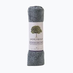 Yoga towel JadeYoga Microfiber Hand gray