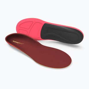 Superfeet Winter Support hot coral shoe insoles