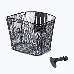Basil Bold front bike basket black