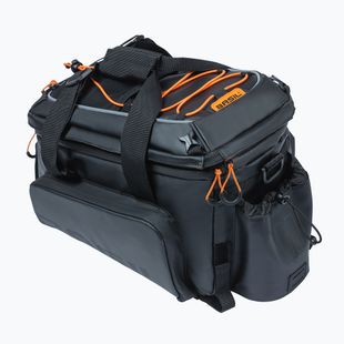 Basil Miles Tarpaulin XL Pro 9-36 l black/orange bike carrier bag